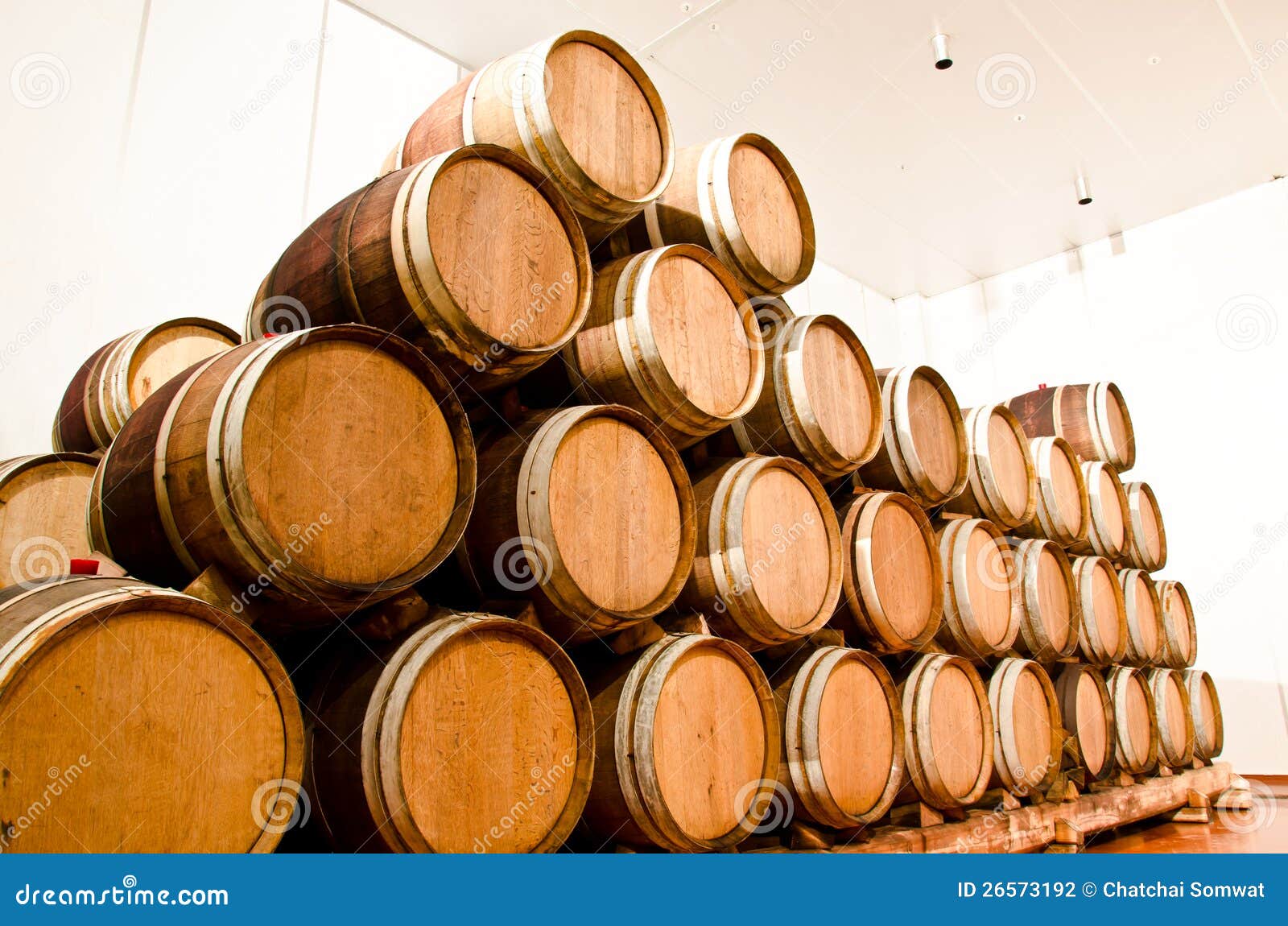 Wine keg barrels stock photo. Image of liquor, cooper 26573192