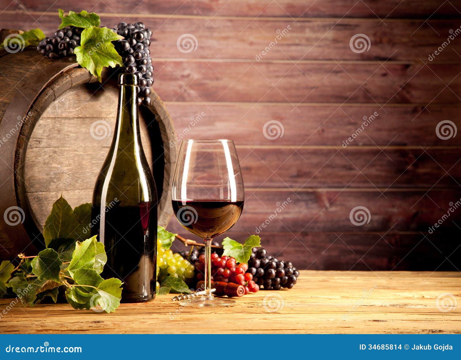 Wine with keg stock photo. Image of concept, cultivar 34685814