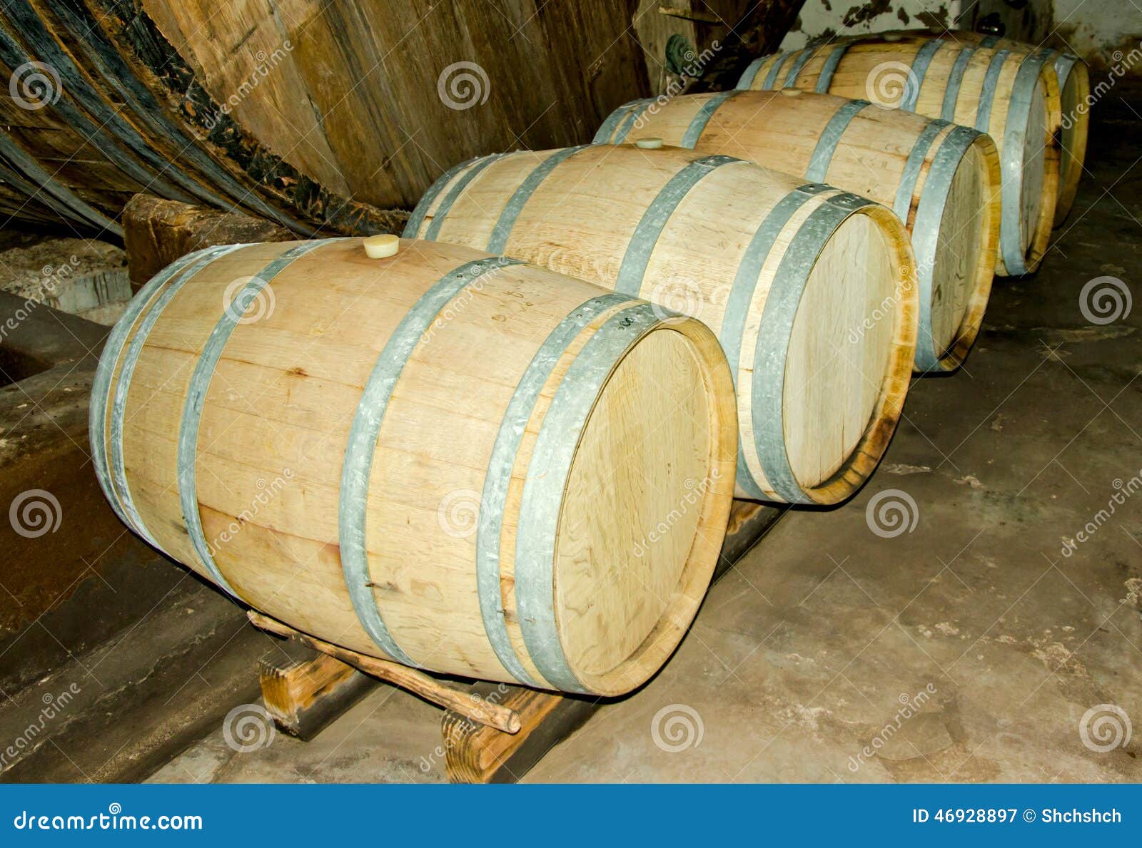 Wine Kegs stock image. Image of cellar, hogshead, vine 46928897