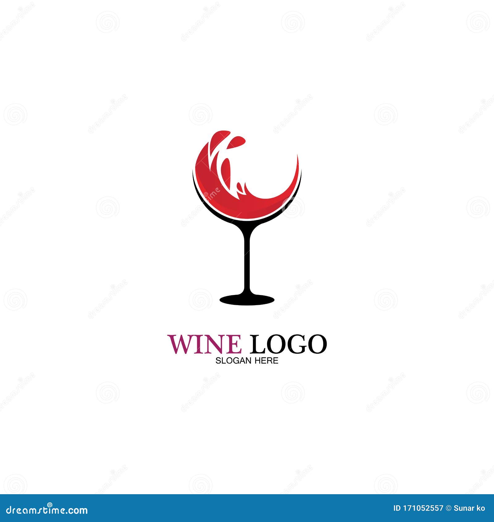 Download Wine Logo Design Template.vector Illustration Of Icon ...