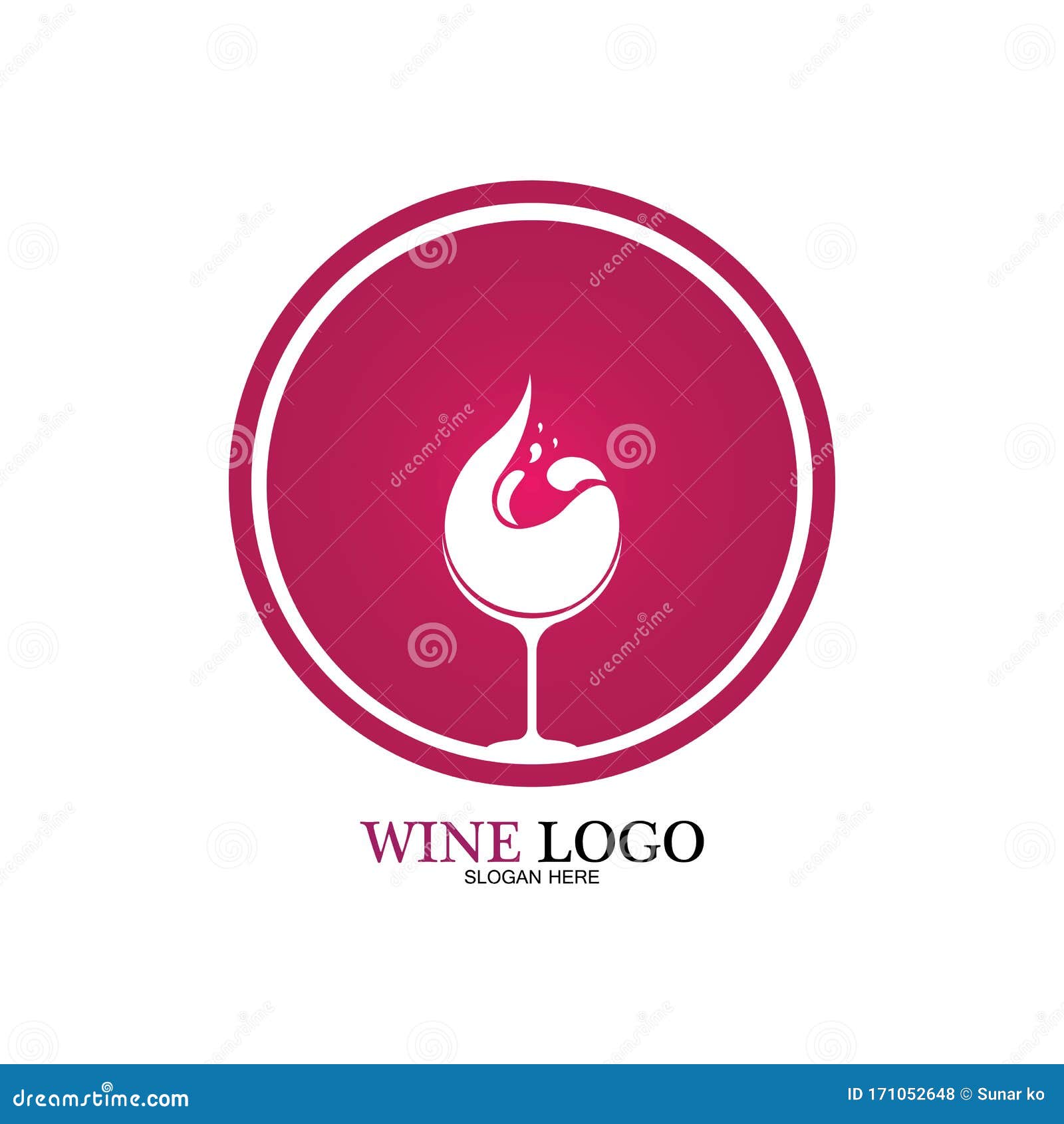 Download Wine Logo Design Template.vector Illustration Of Icon-vector Stock Vector - Illustration of logo ...