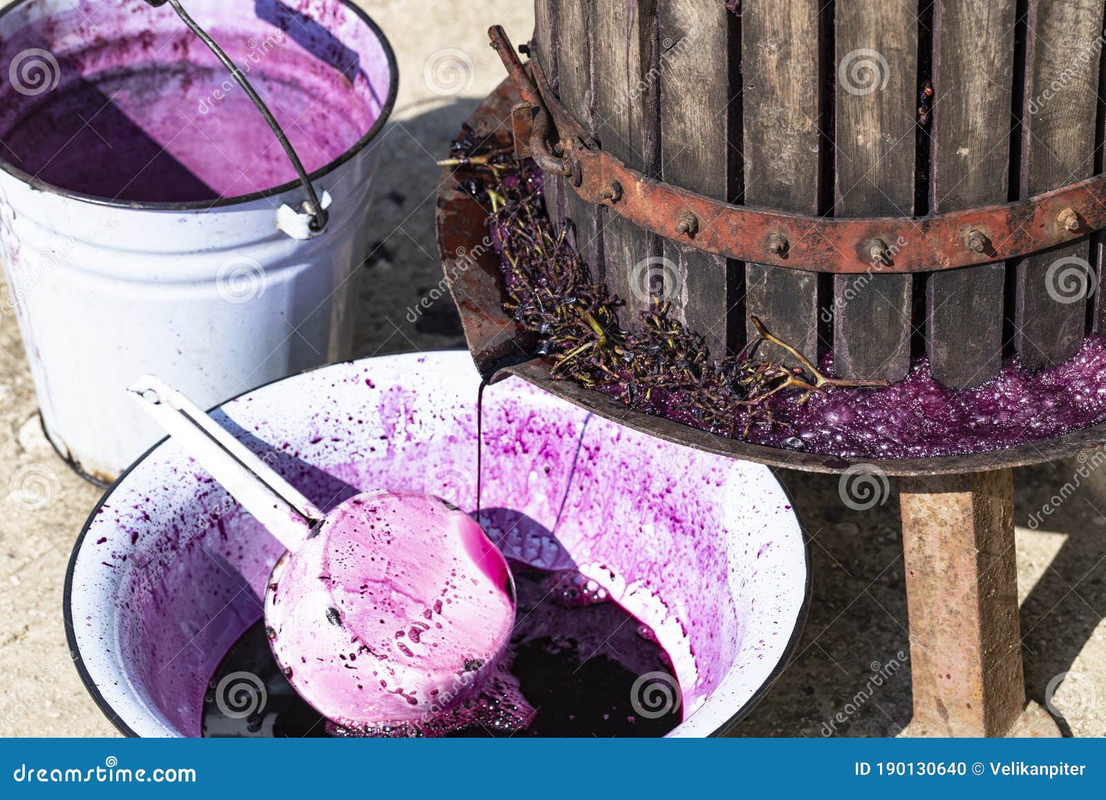Wine Making. Technology of Wine Production in Moldova. the Ancient Folk