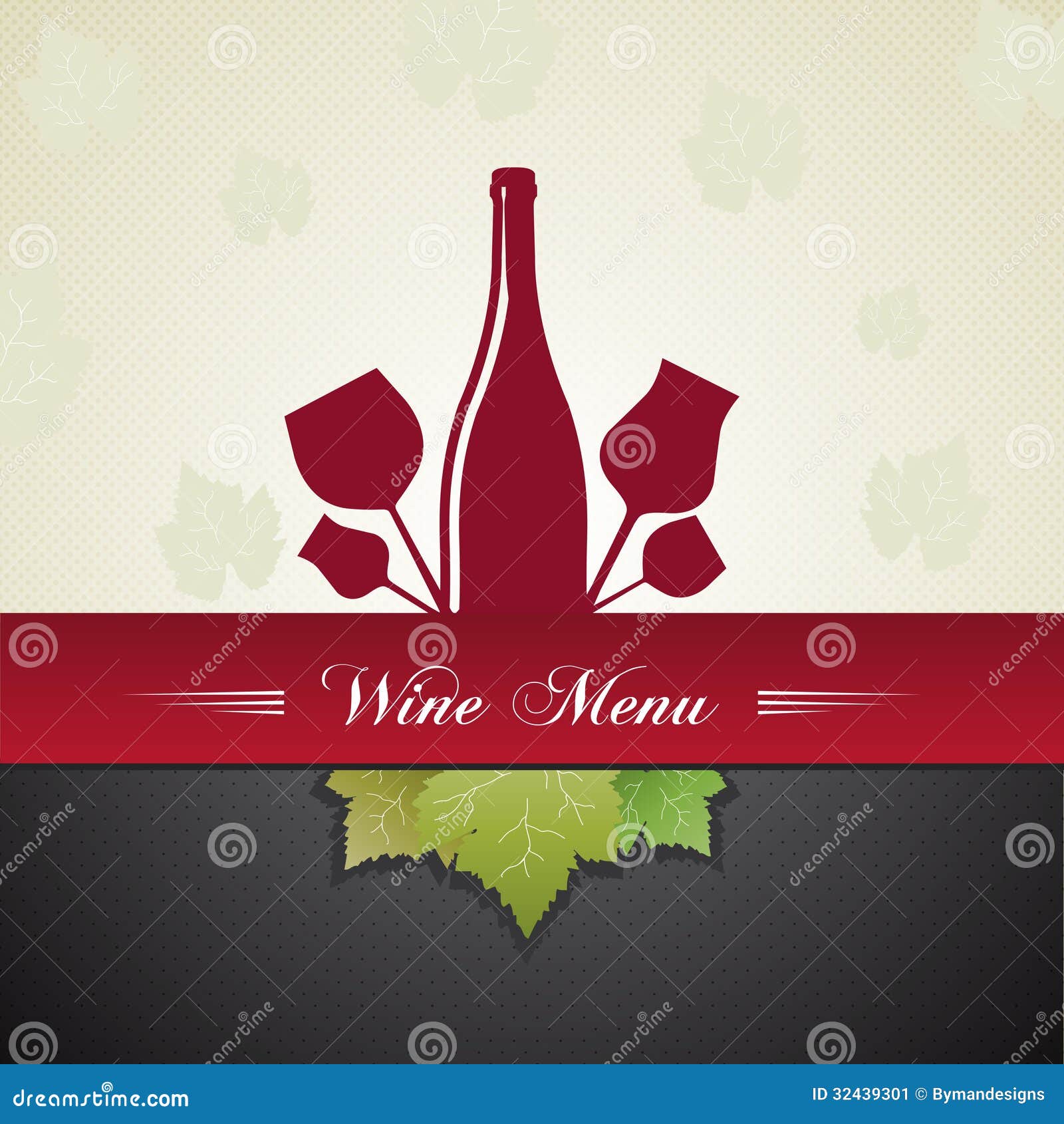 Wine menu cover stock vector. Illustration of dessert 32439301