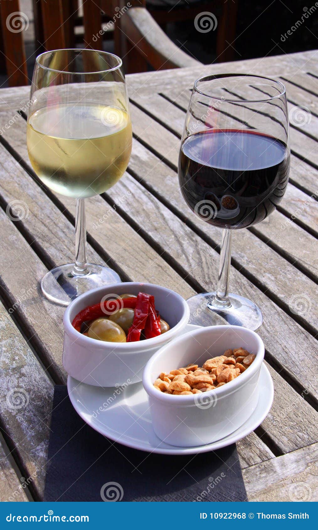 Wine with olives and nuts stock photo. Image of share 10922968