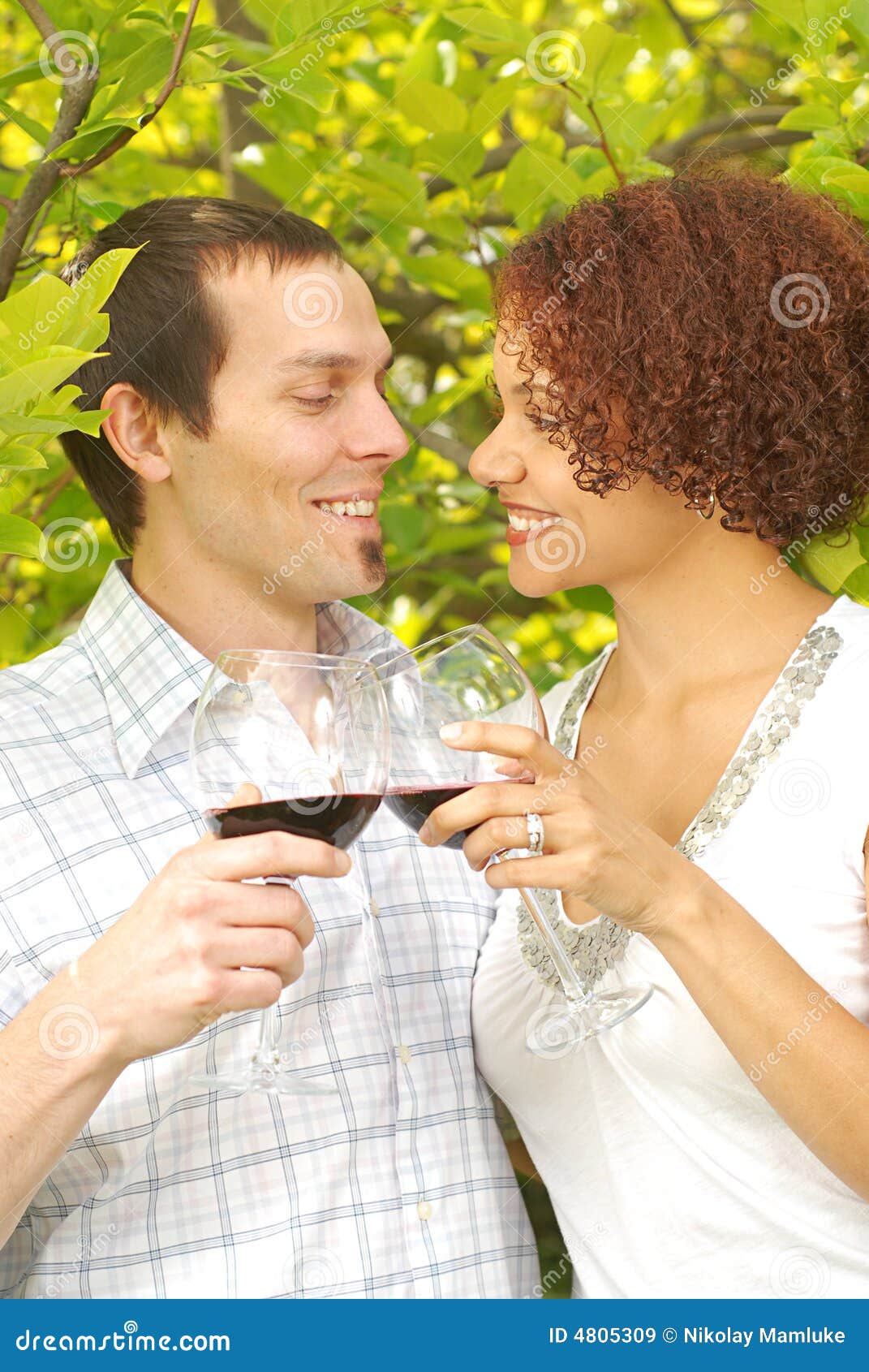 Wine in the park stock image. Image of black, flirting 4805309