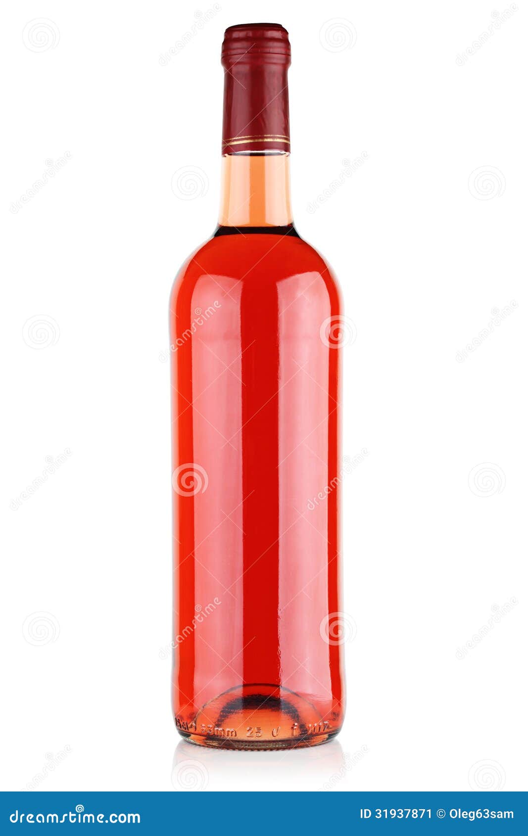 Wine pink. stock image. Image of alcohol, closed, transparent 31937871