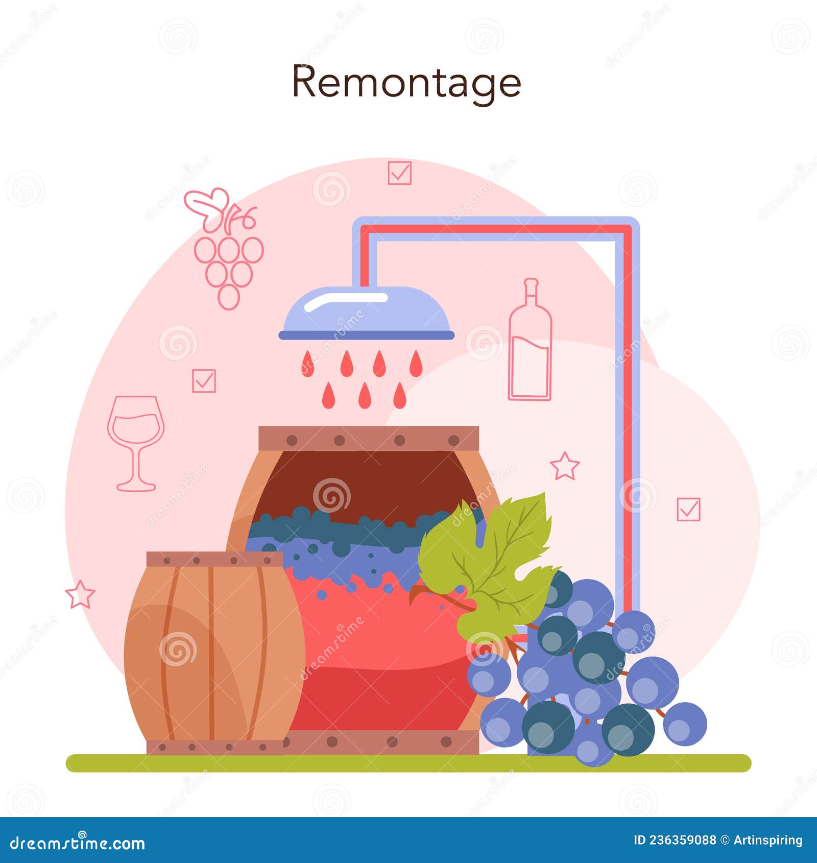 wine production concept. grape wine in a bottle or glass. alcohol drink