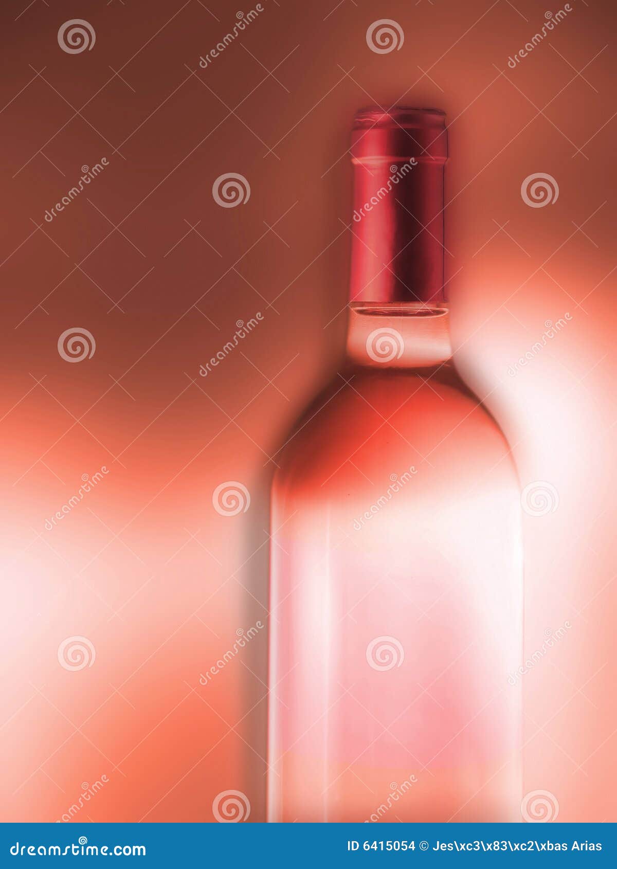 wine rose bottle