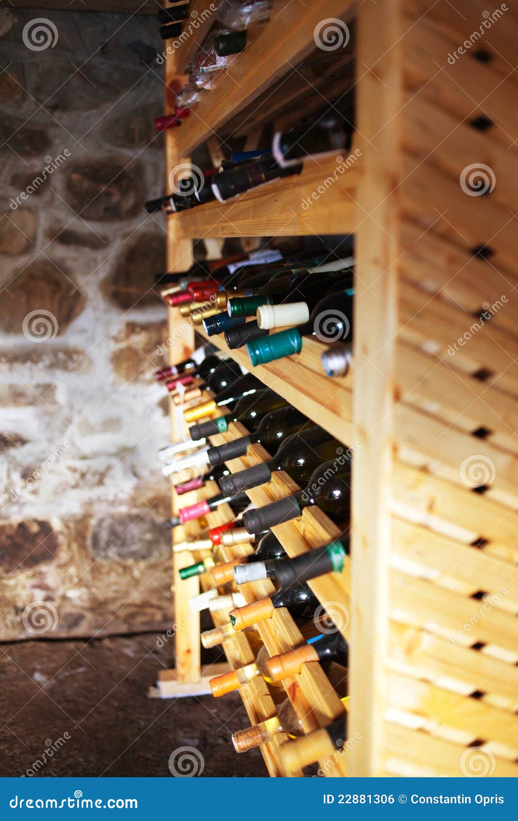 Wine shelves stock photo. Image of bottles, expensive 22881306