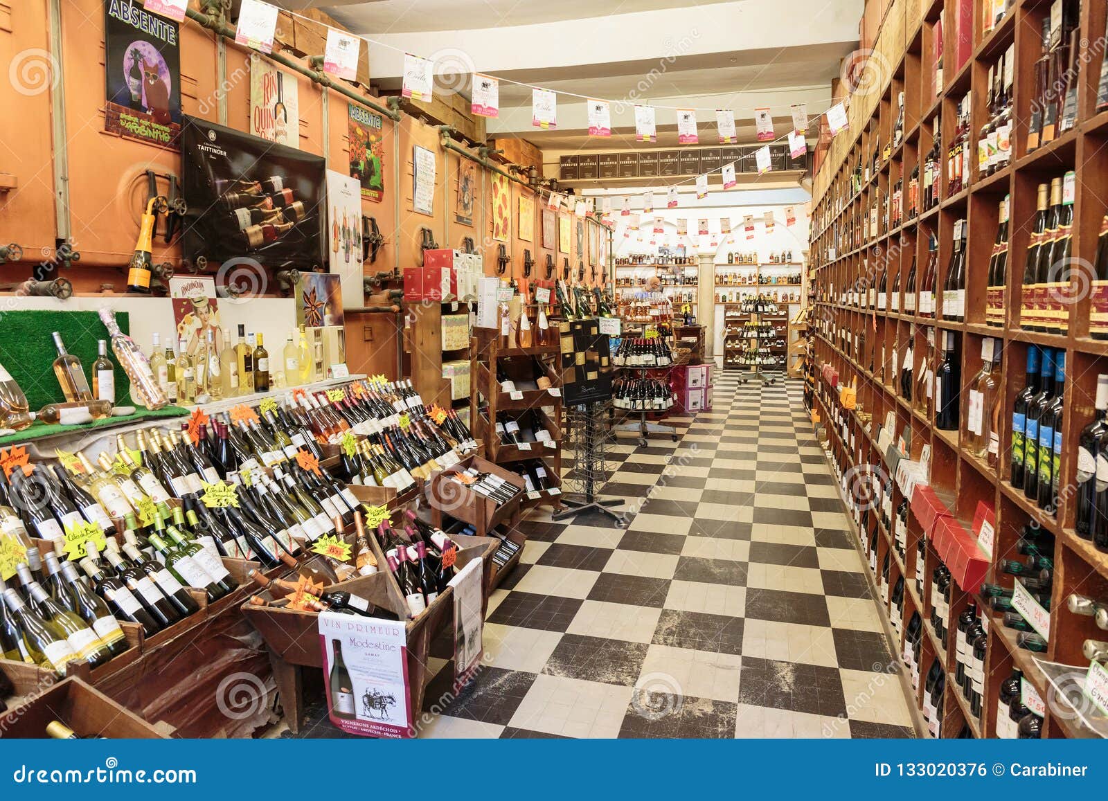 Wine shop editorial photo. Image of french, display 133020376