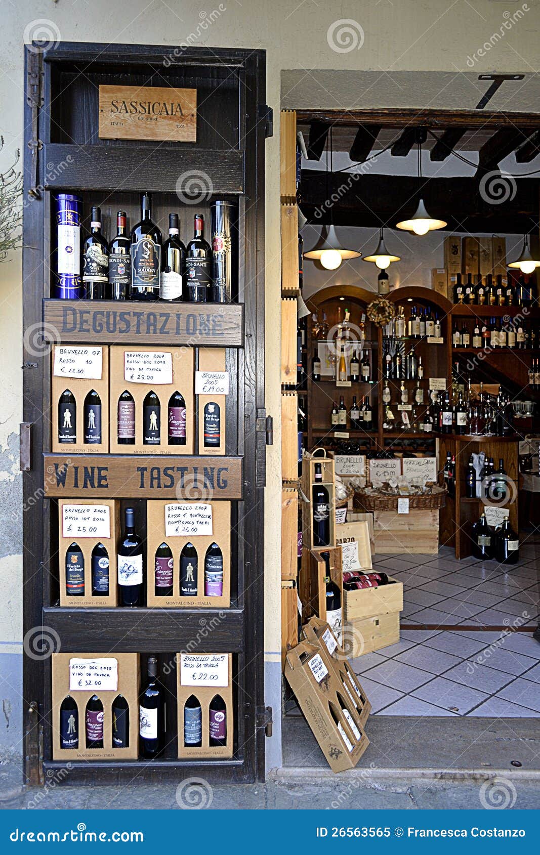 Wine Shop in Tuscany, Italy Editorial Image Image of travel, sell