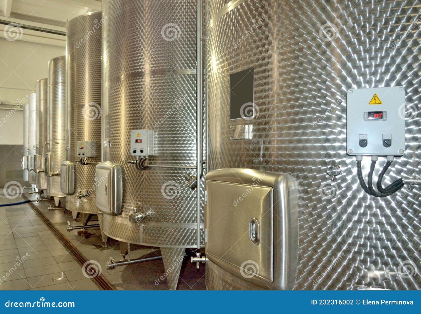 wine tanks at the winery