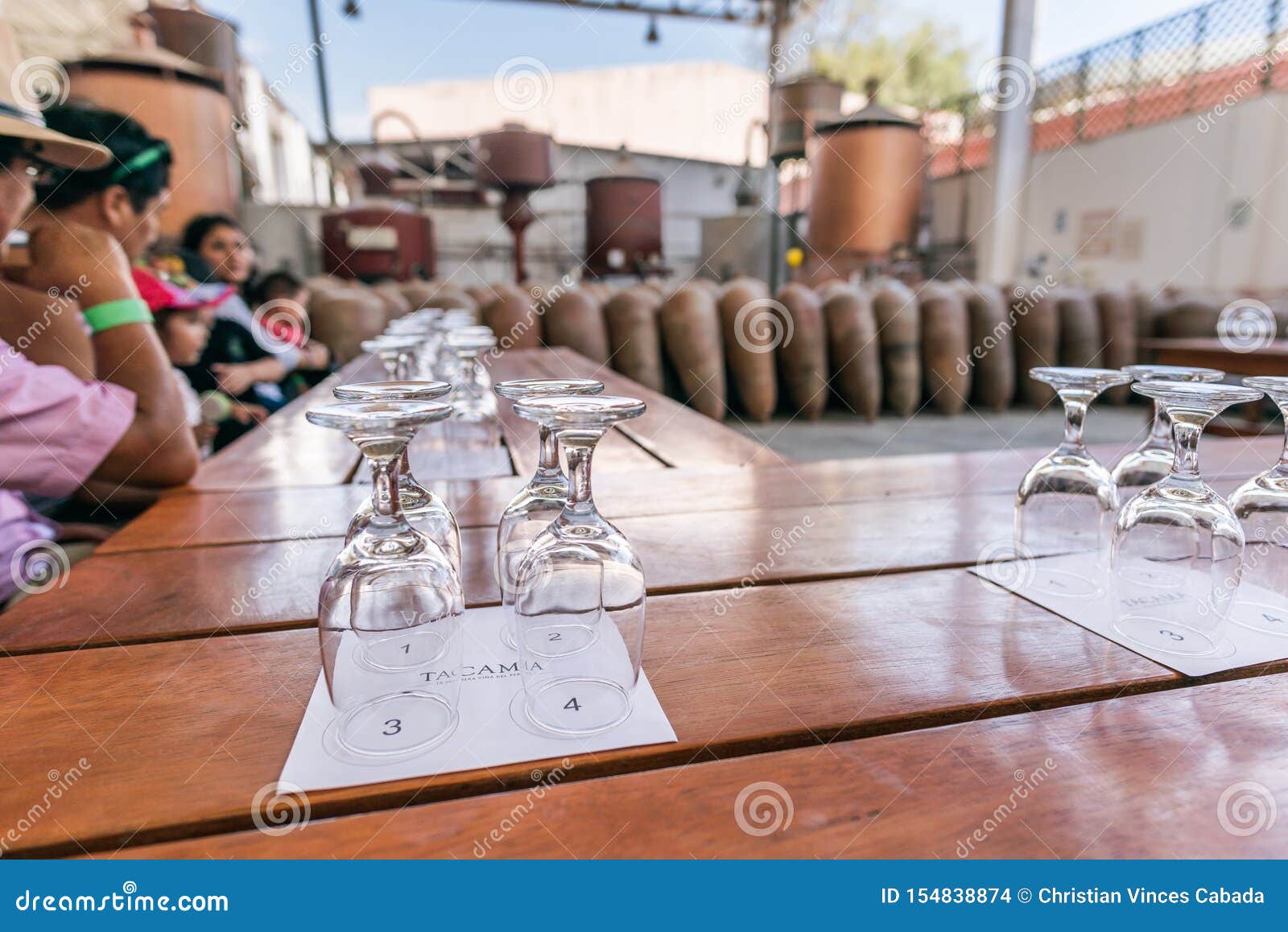 Wine Tasting at Tacama Winery in Ica, Peru Editorial Stock Image