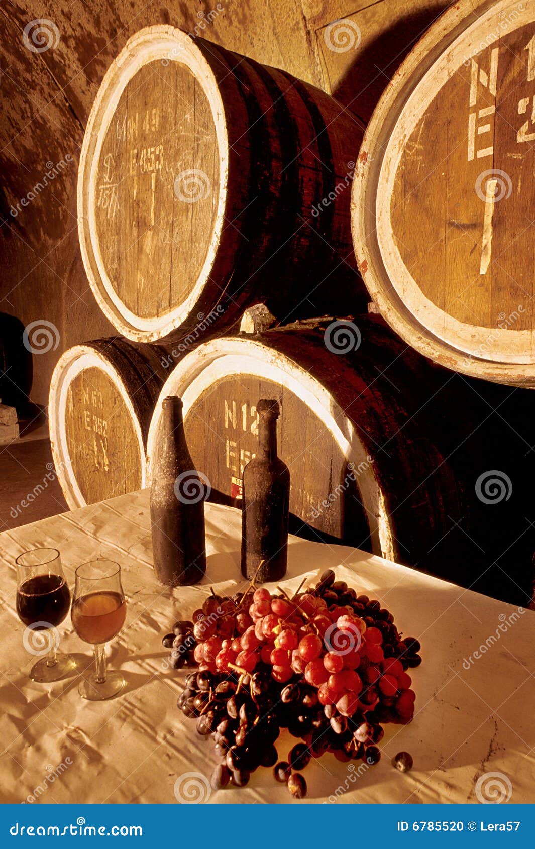Wine vault003 stock photo. Image of wood, cellar, grapes 6785520