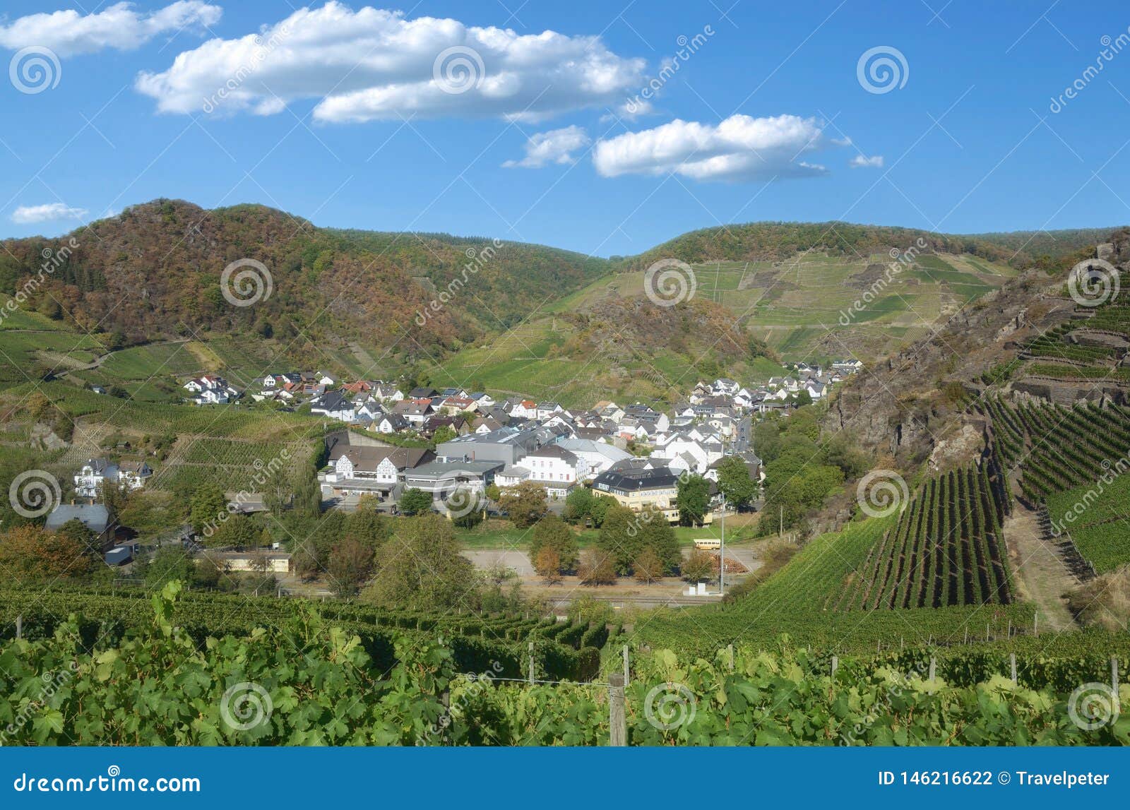 Wine Village Of Rech,Ahr,Rhineland-Palatinate,Germany 