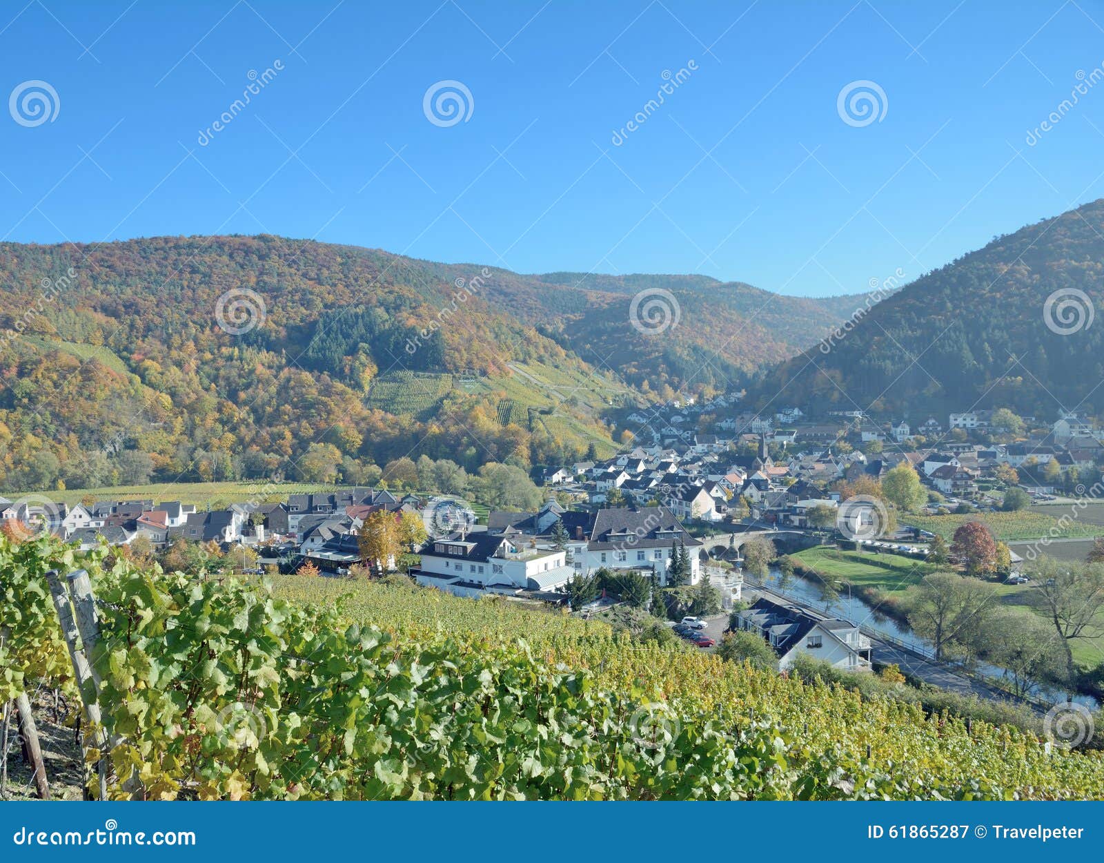 Mayschoss,Ahrtal Valley,Rhineland-Palatinate,Germany Stock 