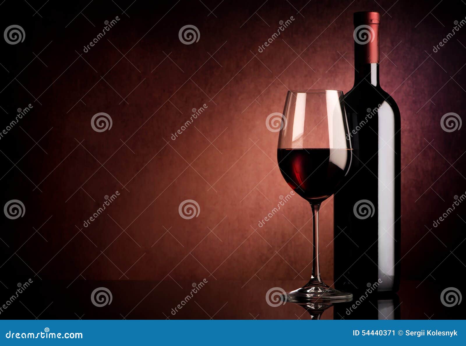 wine on vinous background