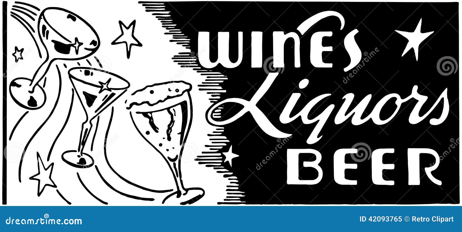 Wines Liquors Beer stock vector. Illustration of brew 42093765