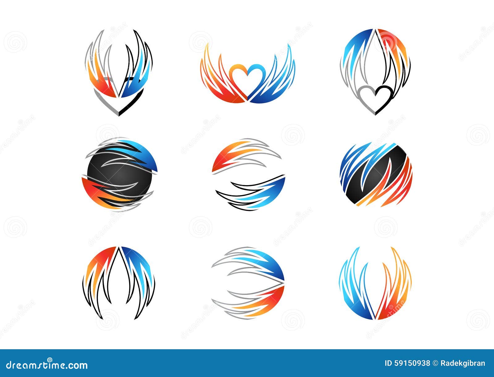 fire love symbol of concept fire vector set icon logo, love of energy design symbol heart fire love symbol of concept fire vector set icon logo, love of energy design symbol heart