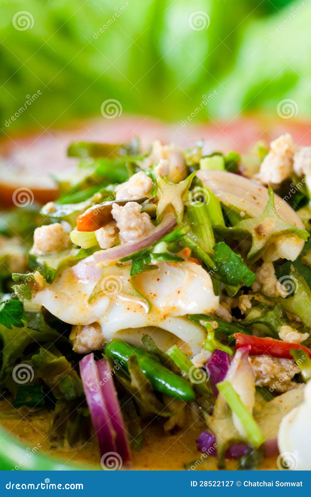Winged Bean in Spicy Coconut Sauce Salad Stock Image Image of fresh, asian 28522127