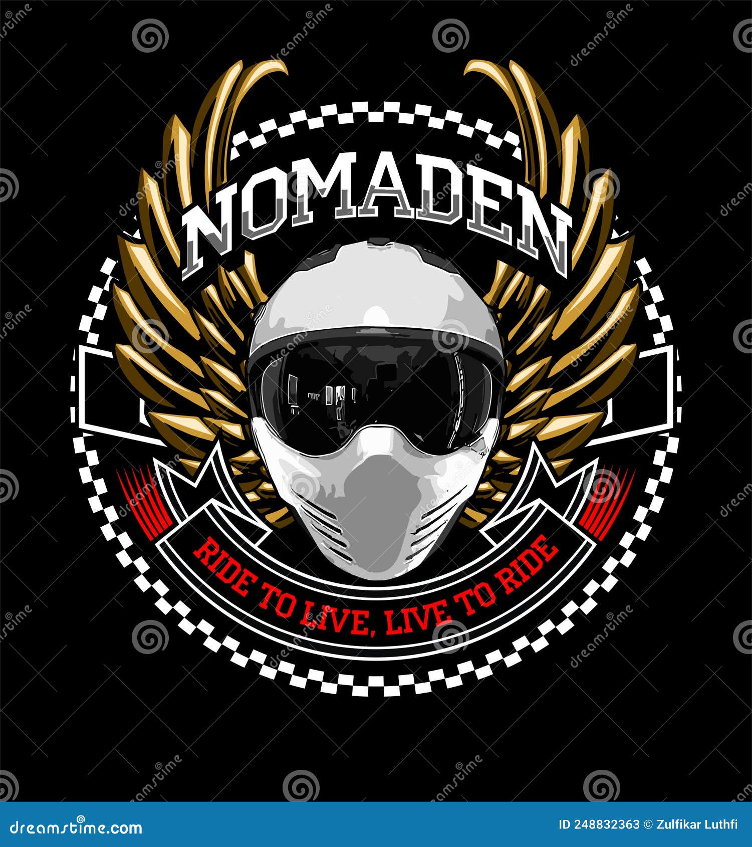 Winged helmet as logo stock vector. Illustration of cartoon 248832363