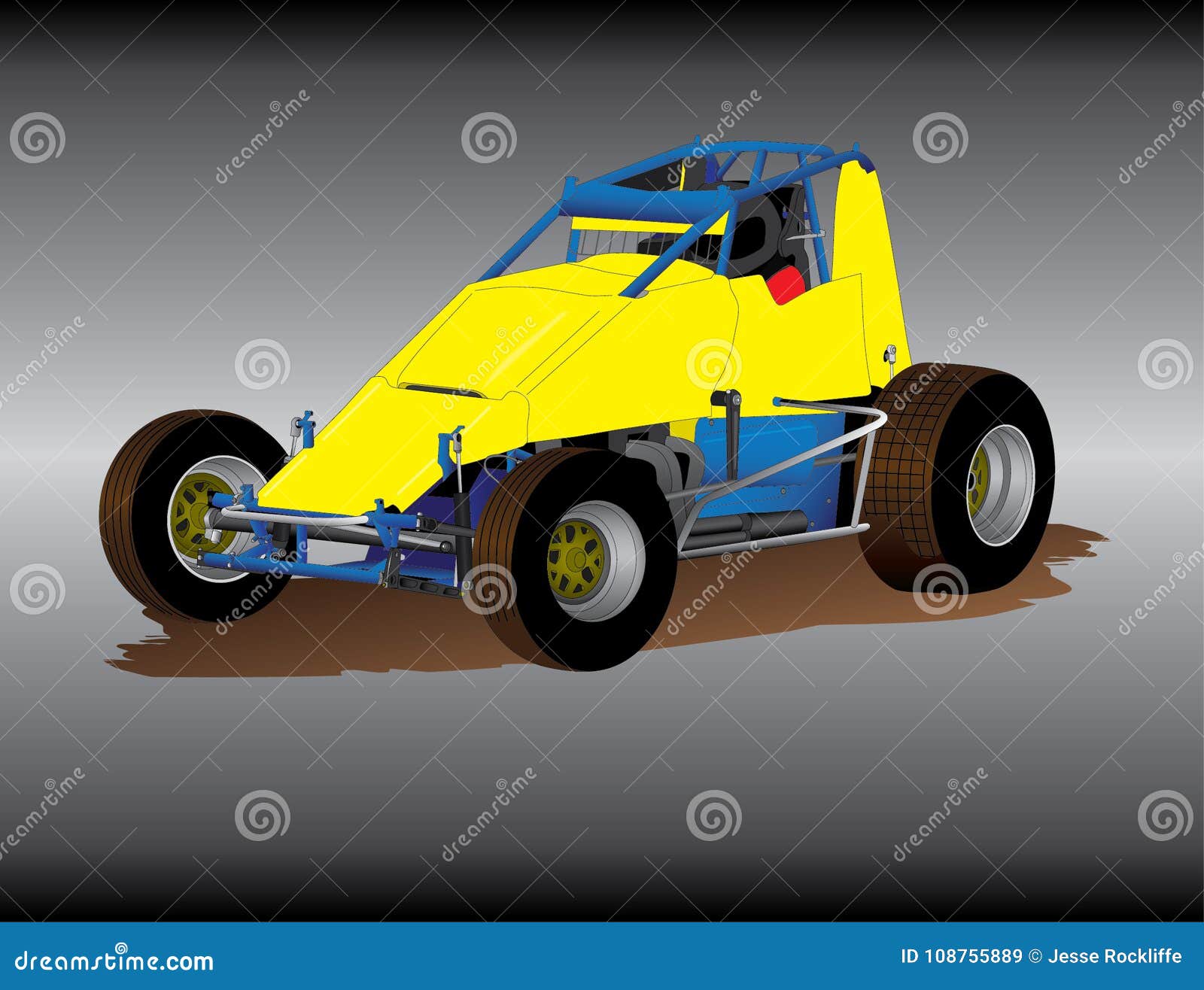 wingless sprint car