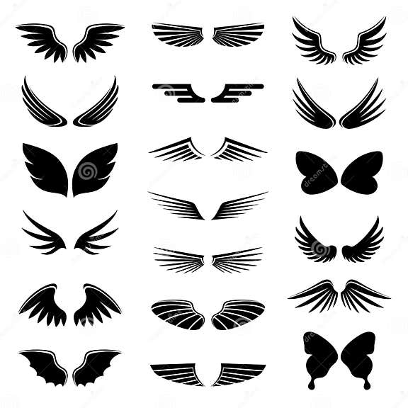 Wings stock vector. Illustration of angel, wing, feather - 47544320