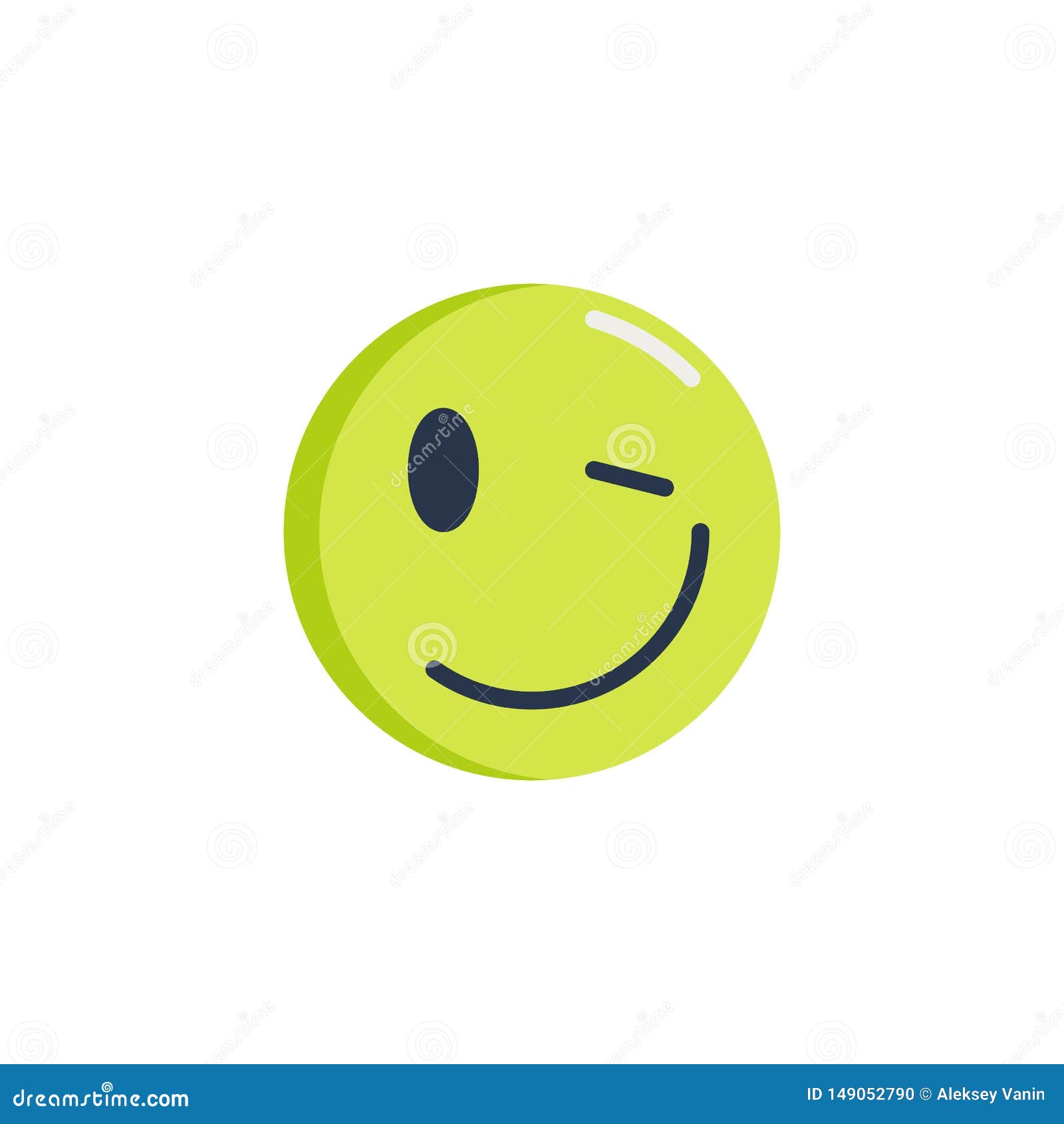 Emoji Mask Humor April Fools Day Vector Illustration Royalty Free