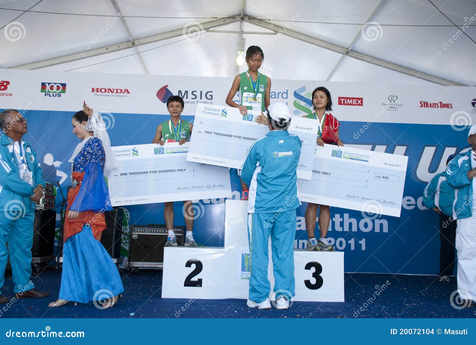 Winner of Malaysia Marathon Editorial Stock Image Image of health