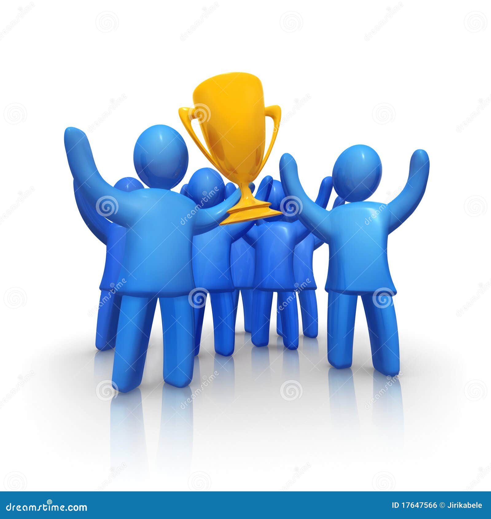 Winning Team Royalty Free Stock Image - Image: 17647566