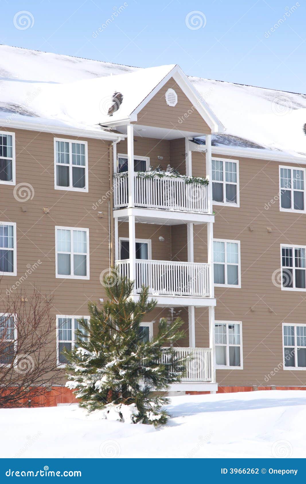 Winter Apartment 1 stock photo. Image of cold, residence 3966262