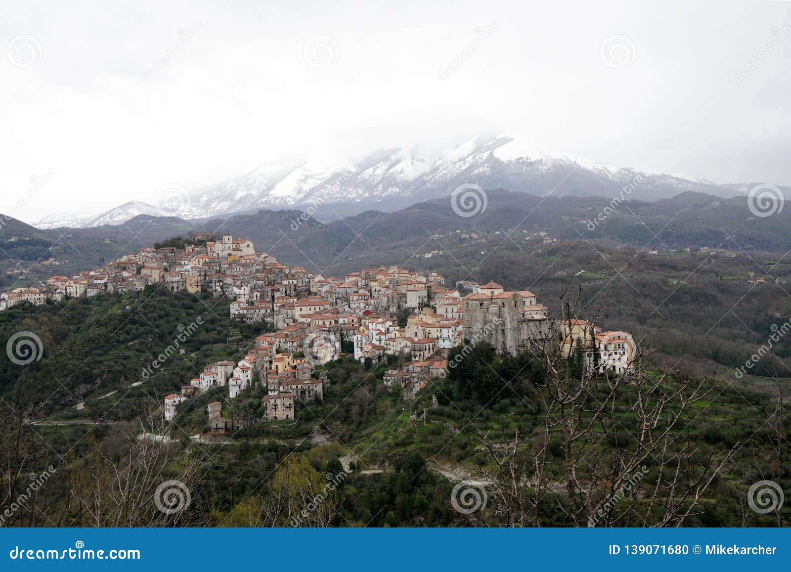 Winter in Calabria stock photo. Image of rainy, scenery - 139071680