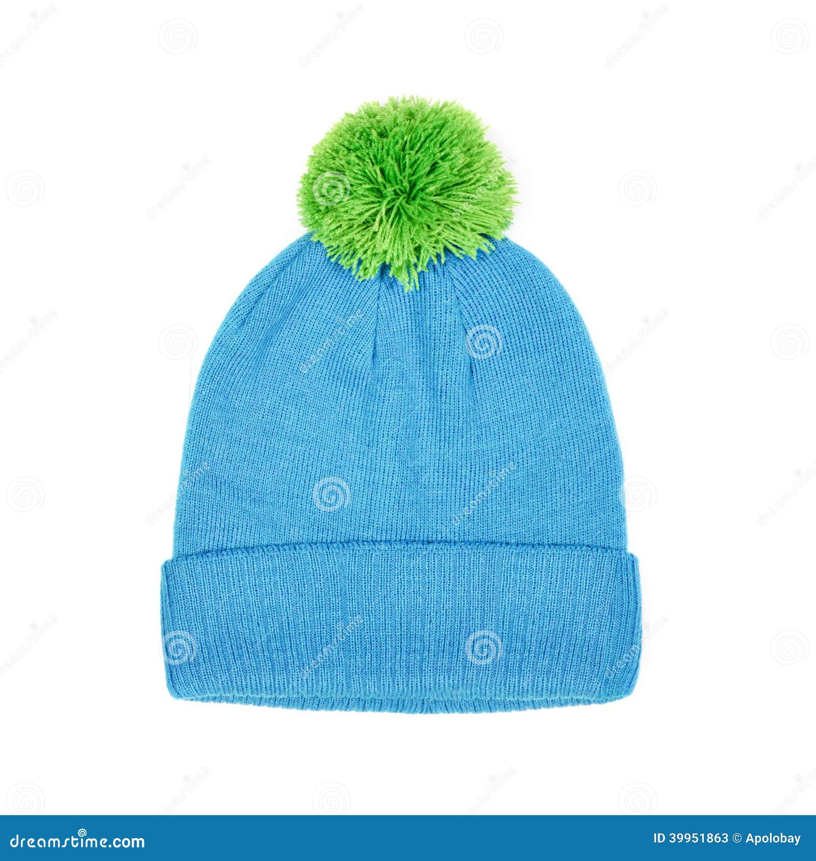 Winter Cap Isolated on White Stock Image - Image of comfortable ...