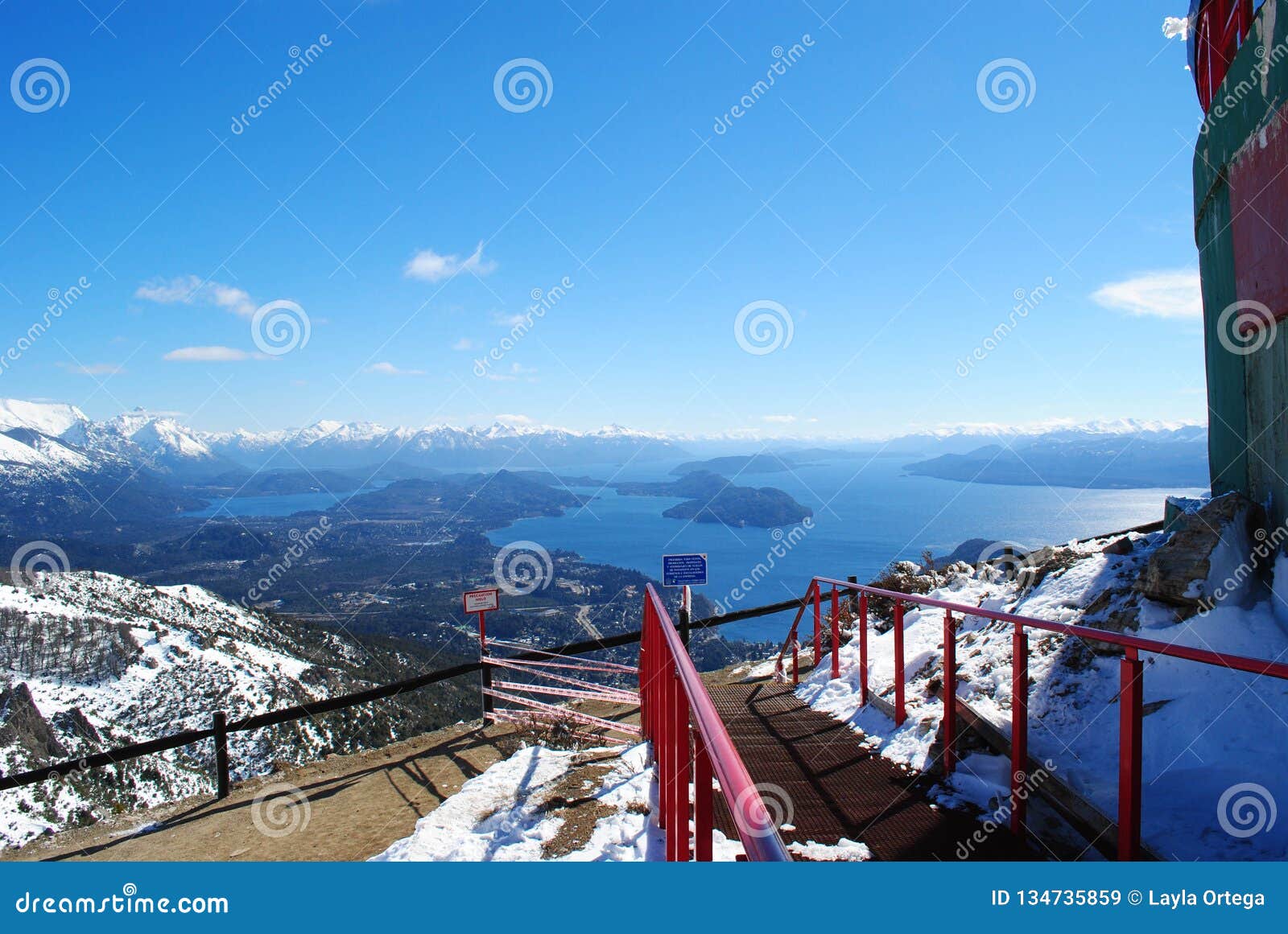 winter at cerro campanario - argentina