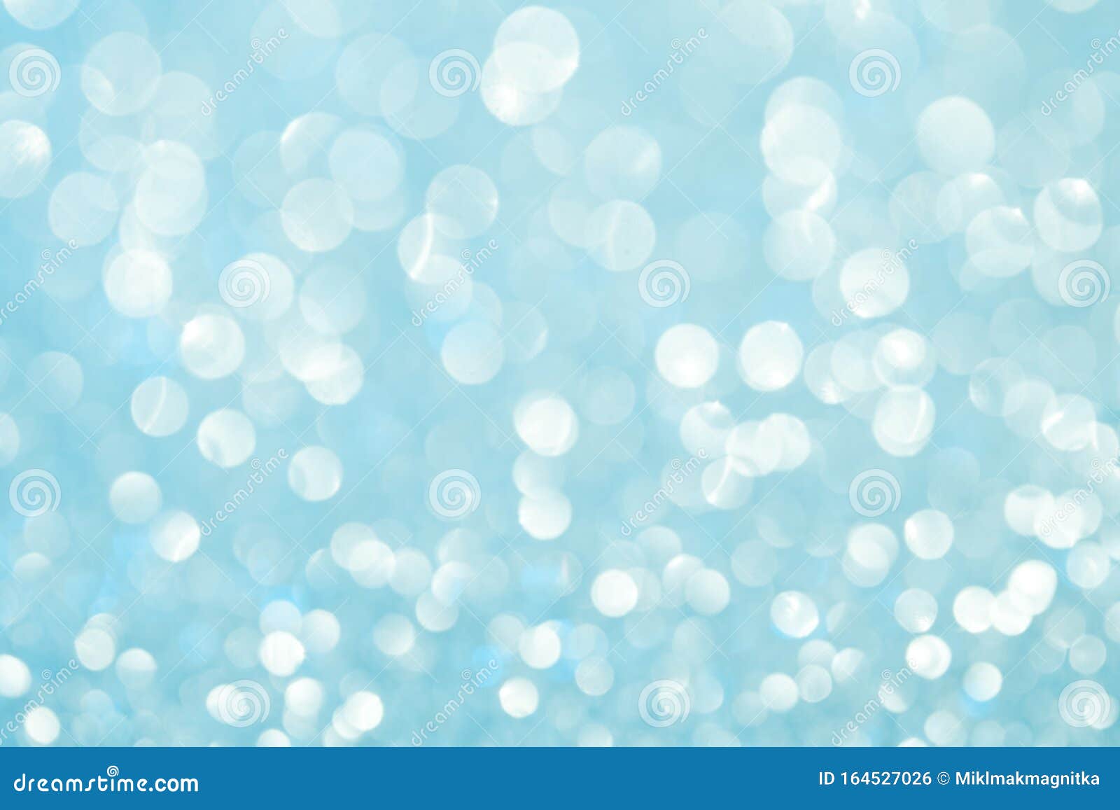 winter christmas morning. defocus abstract show. gentle blue morning festive lights. bright background and backdrop