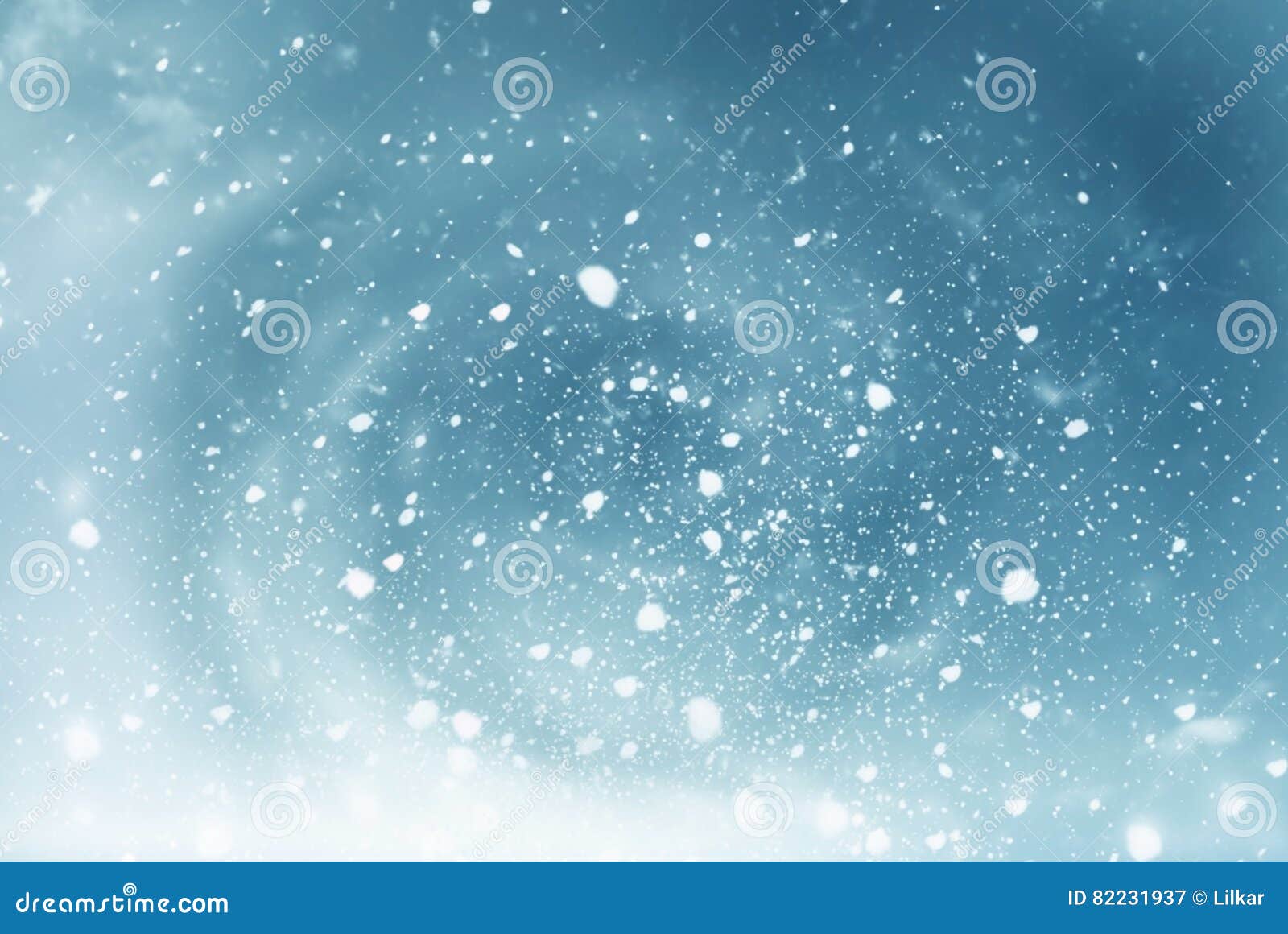 winter christmas sky with falling snow.winter christmas background.new year greeting card with copy-space.christmas landscape.