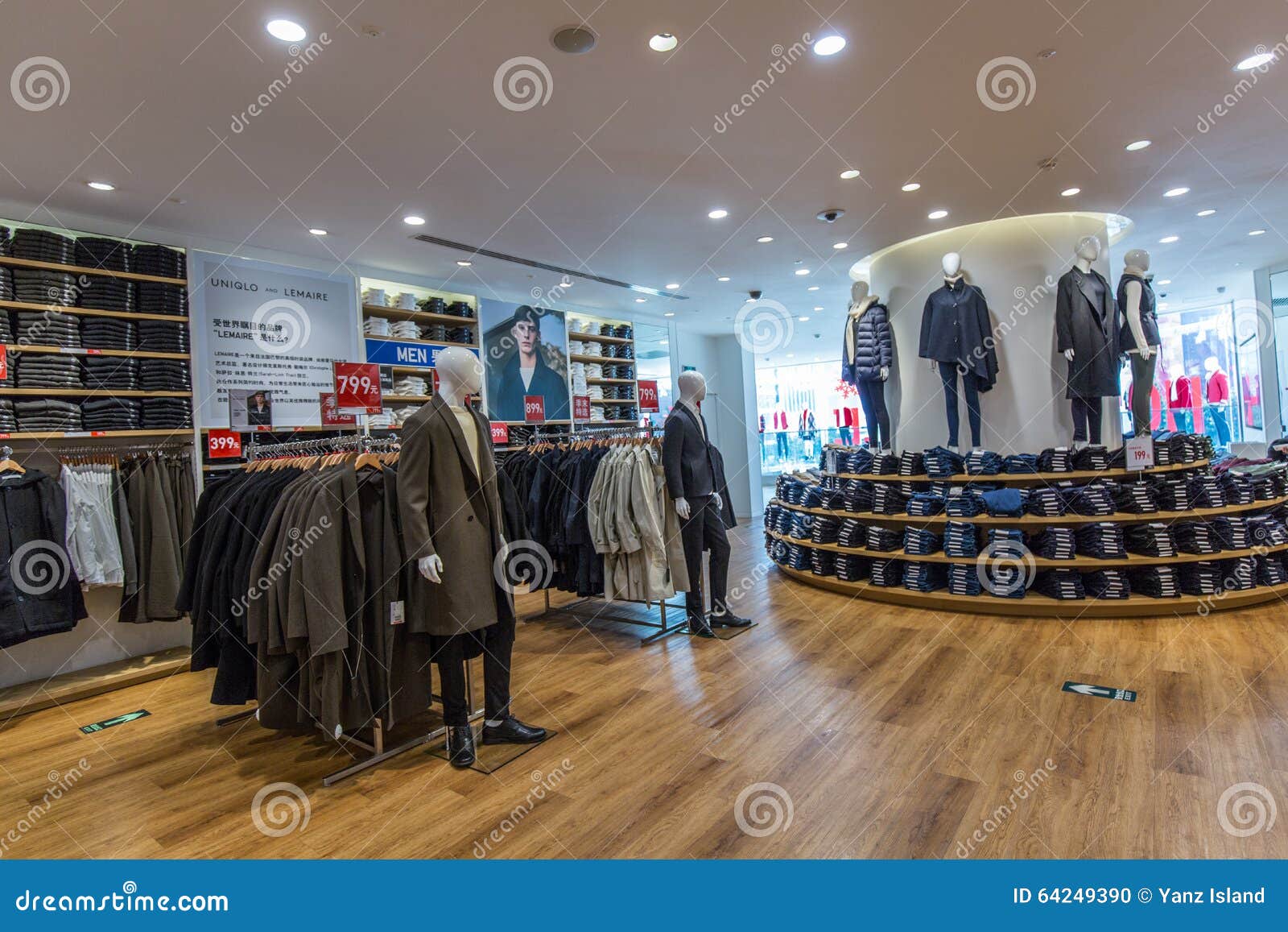 Winter Clothes in a store editorial image. Image of artist - 64249390