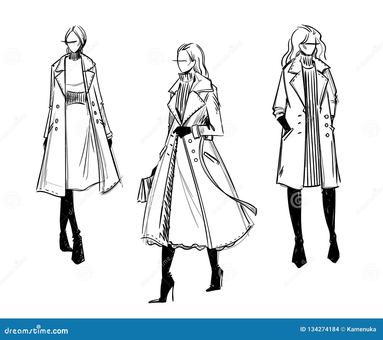 How to Draw a Trench Coat - Easy Drawing Art