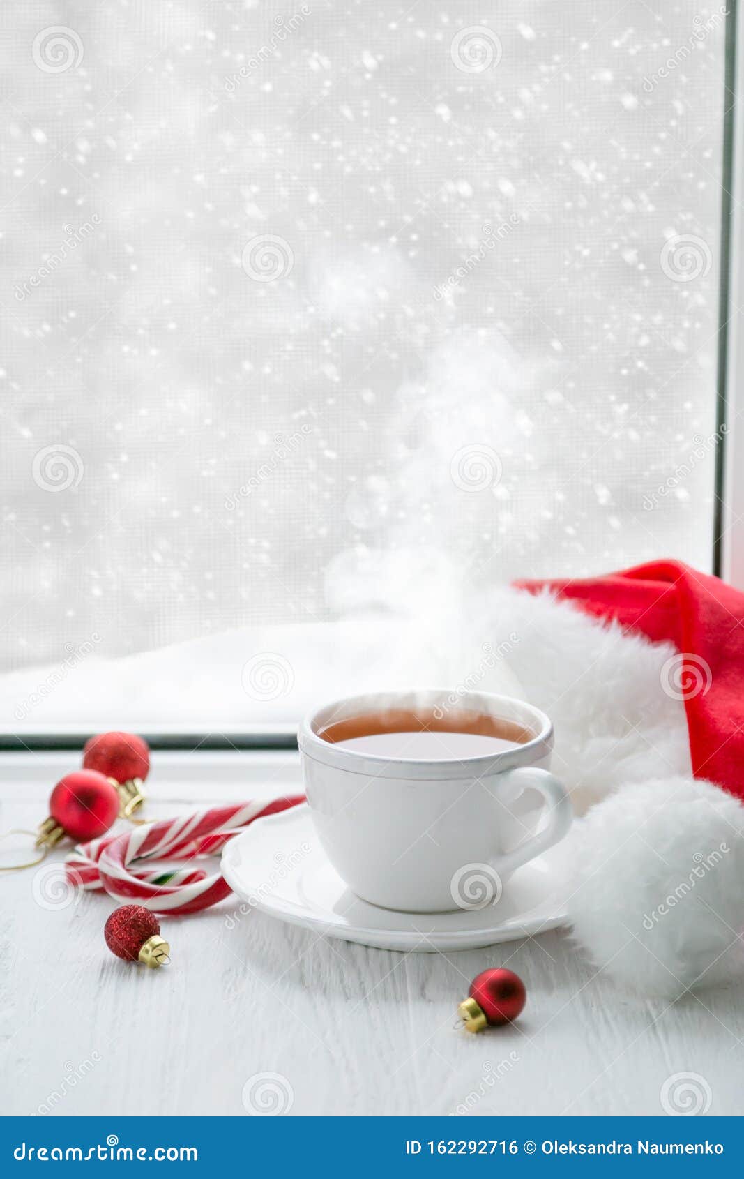 Hot chocolate at window