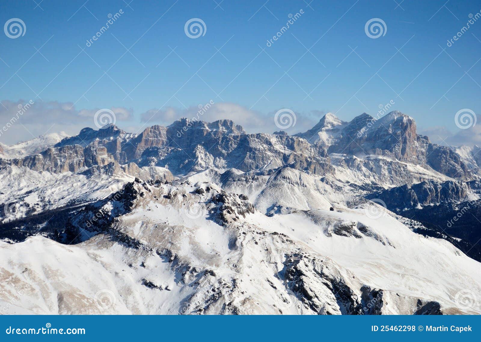 Winter Dolomites stock photo. Image of blue, january 25462298