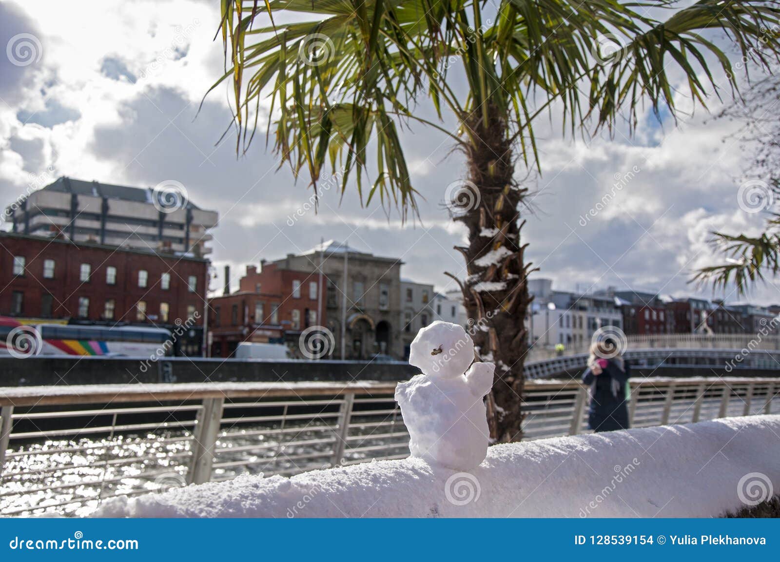  Winter  in Dublin  editorial stock image Image of weather 