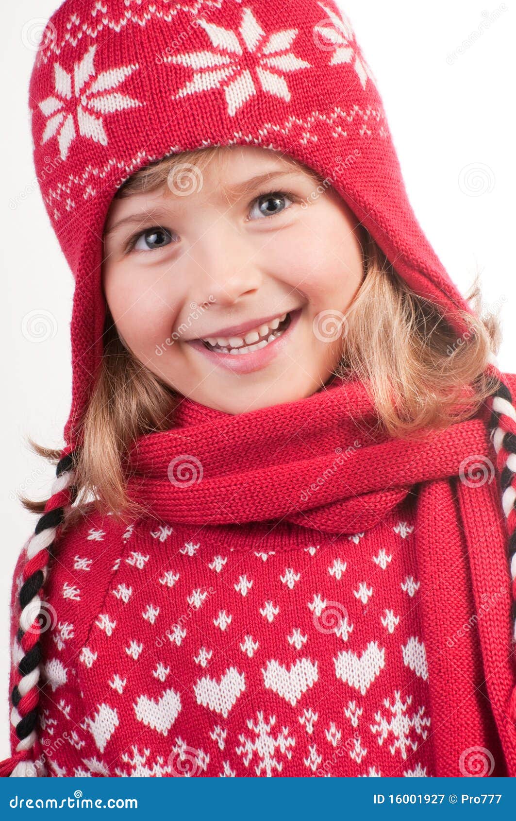 Winter girl portrait stock image. Image of sweater, child - 16001927
