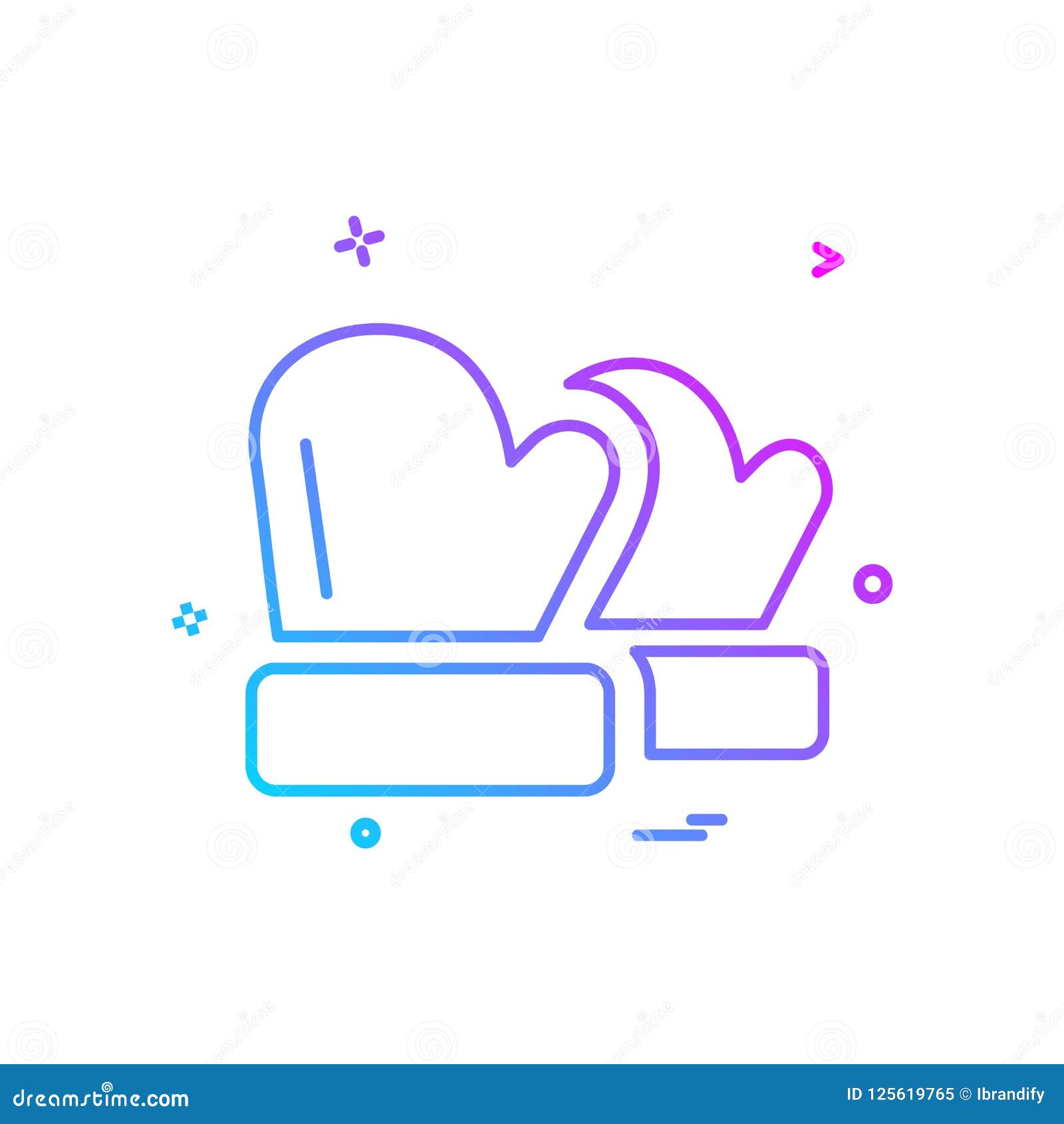 Download Winter Gloves Icon Design Vector Stock Vector ...