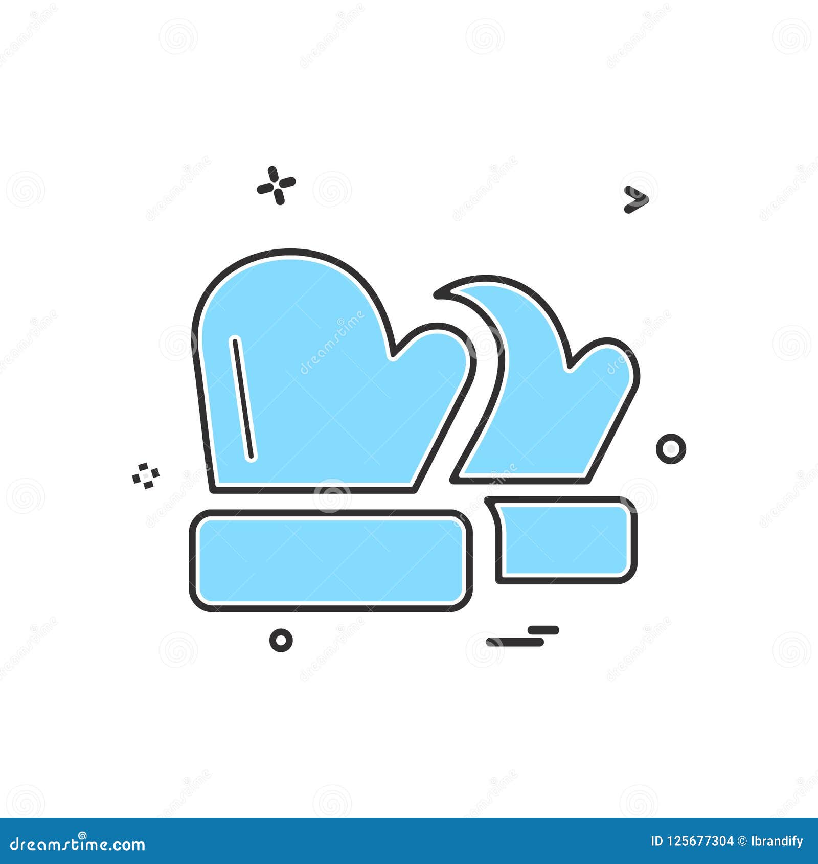 Download Winter Gloves Icon Design Vector Stock Vector ...