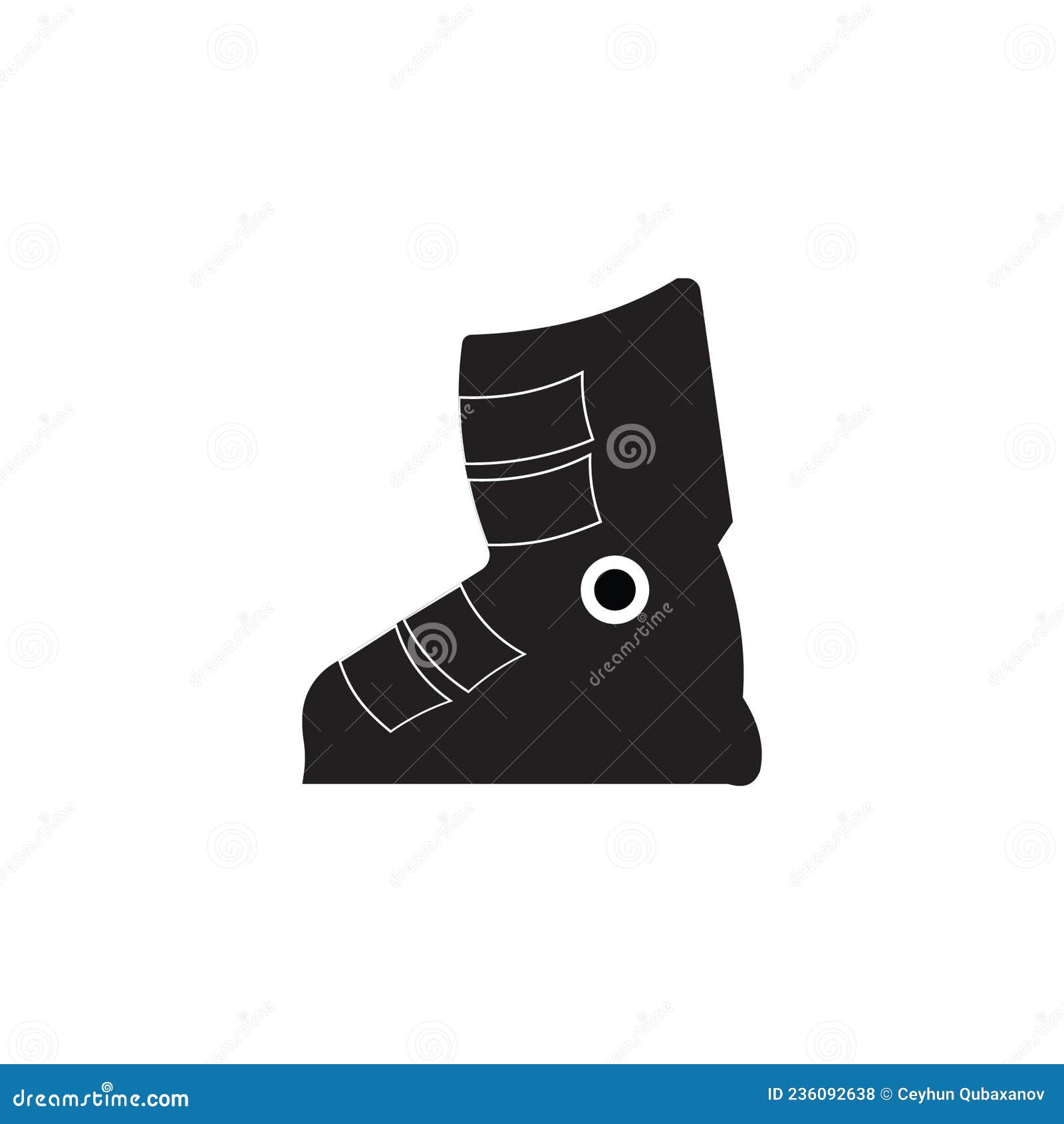 Winter Hiking Boots Vector Icons Stock Vector - Illustration of hike ...