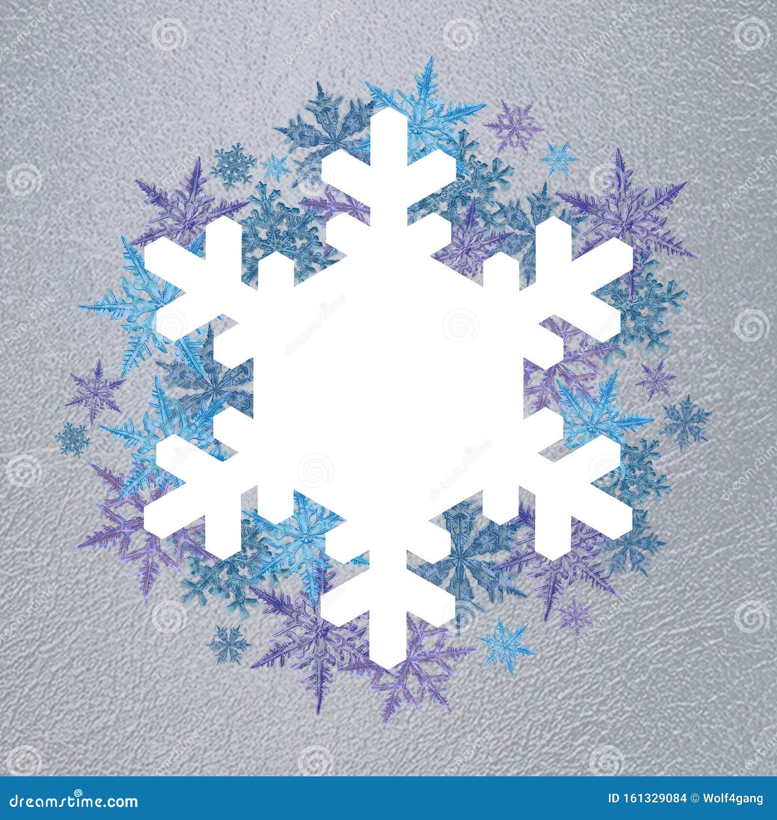 Snowflake Template Decorated with Blue Watercolor Snowflakes on Pertaining To Blank Snowflake Template