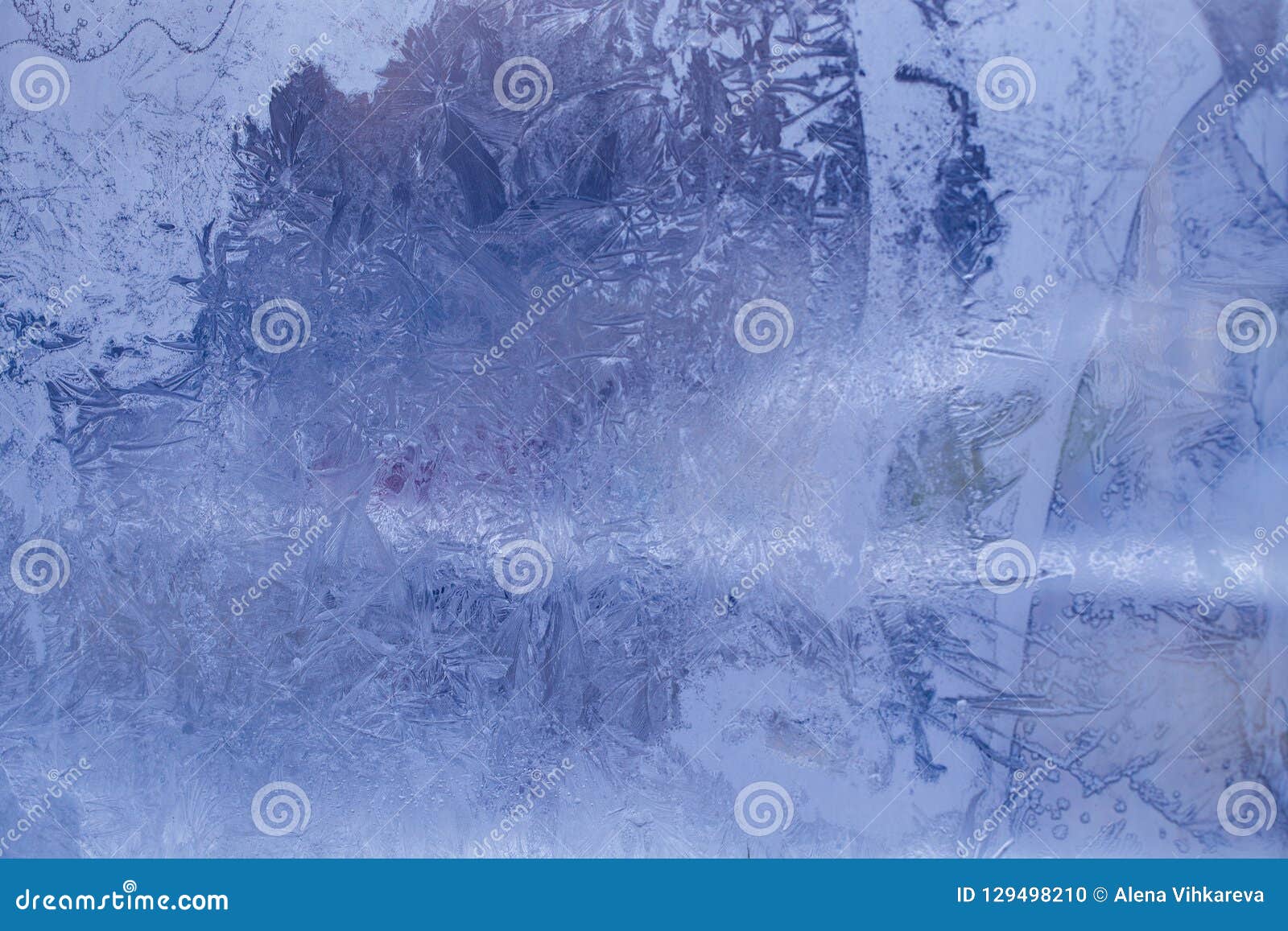 Winter Ice Pattern on the Frozen Window. Texture, Background for Inserting  Text. New Year Theme. Winter. Cold. Stock Photo - Image of gray, cool:  129498210