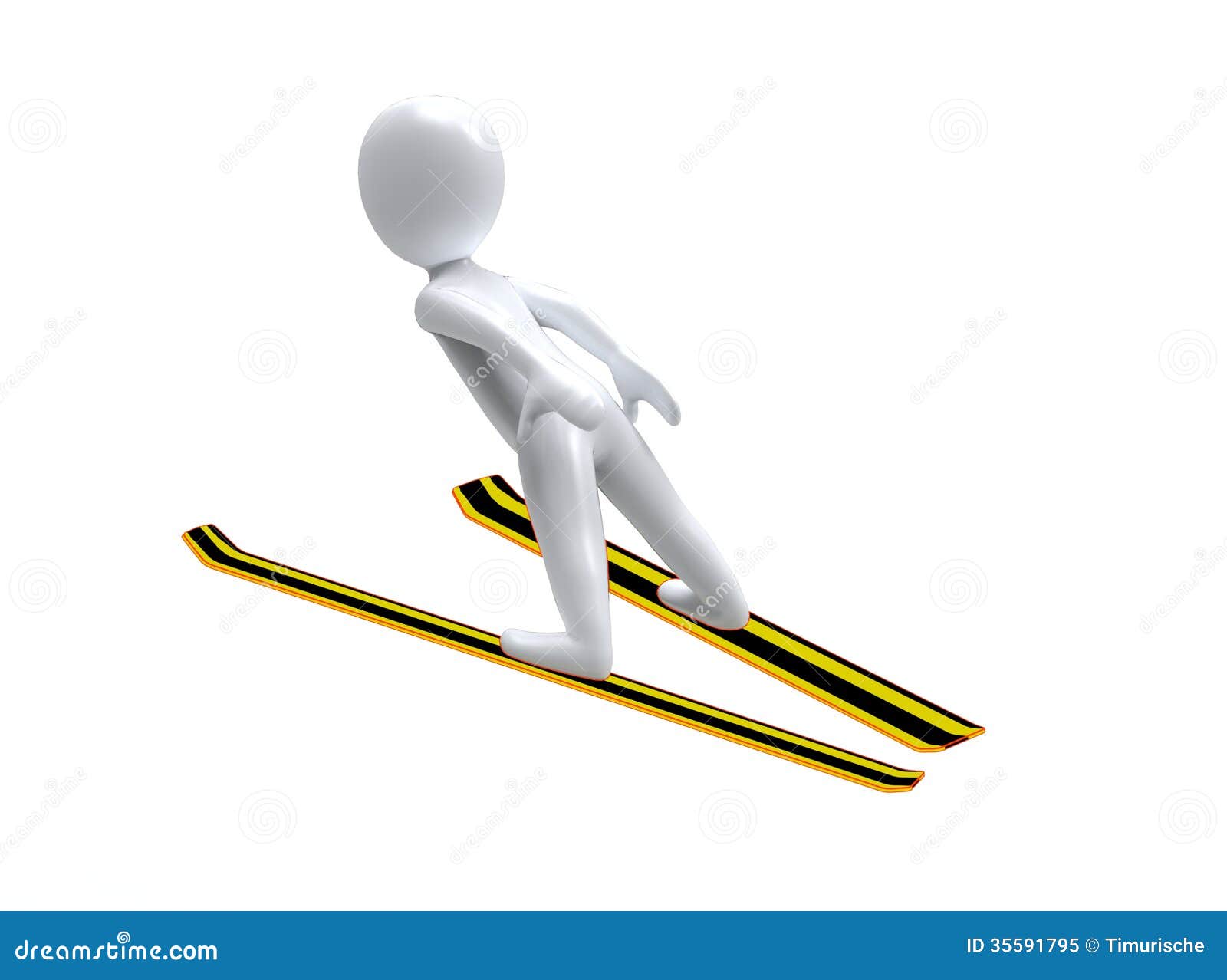 Winter Olympic Games Ski Jump 3d Man Ski Jumps Royalty Free with regard to Ski Jumping 3d Game