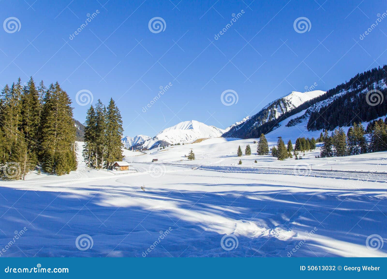 winter paradise in berwang