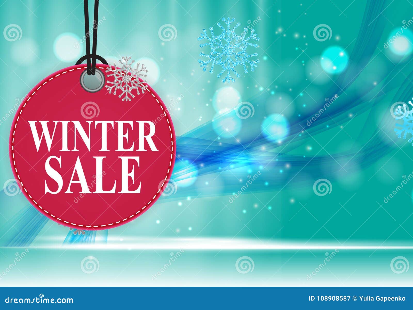 Winter Sale Background Special Offer Banner Background for Business and  Advertising. Vector Illustration Stock Vector - Illustration of retail,  concept: 108908587